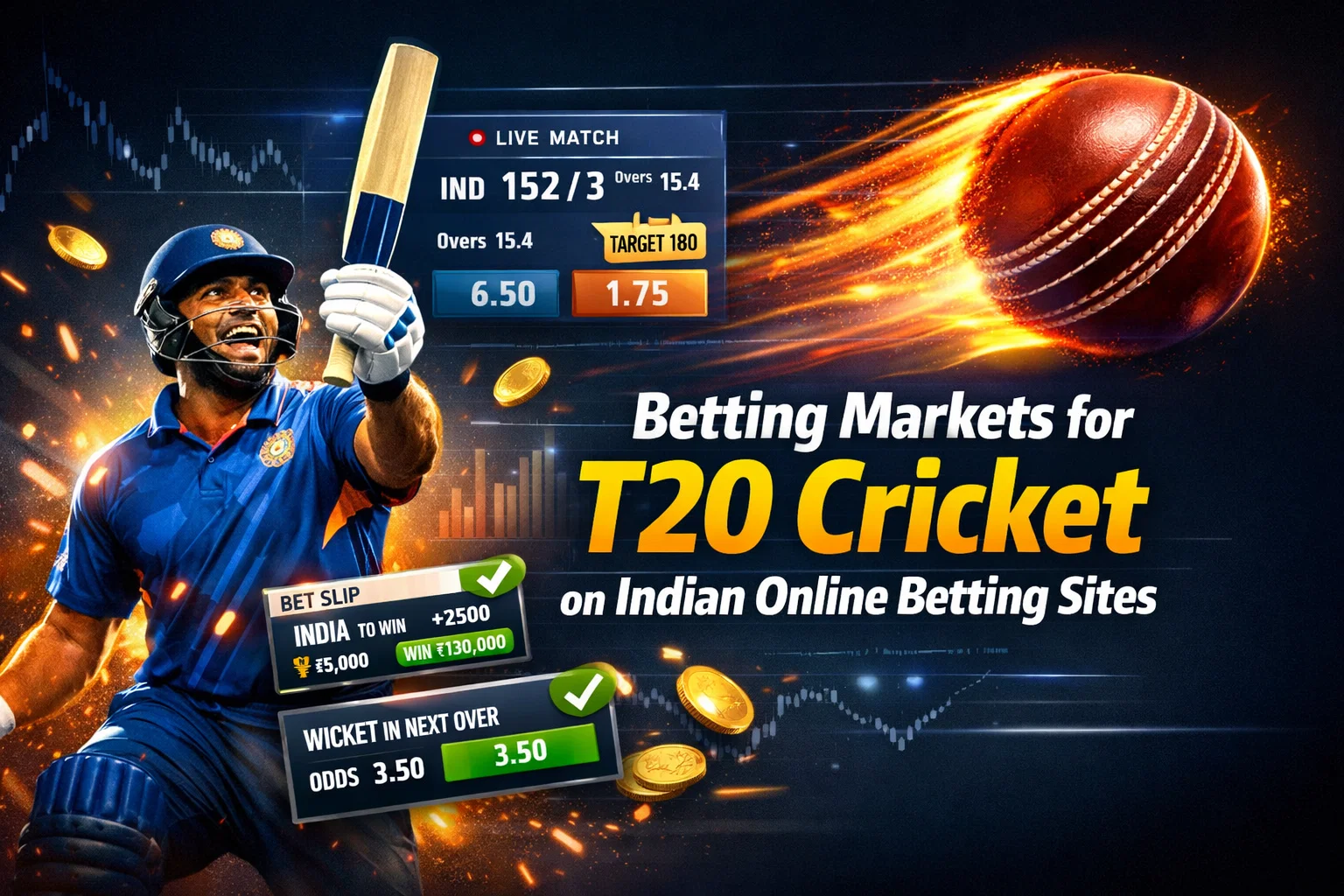 Best In-Play Betting Markets for T20 Cricket on Indian Online Betting Sites
